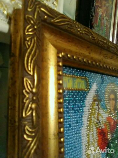 Икона, бисер, 