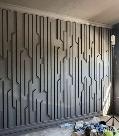 Декоративные рейки для стен мдф