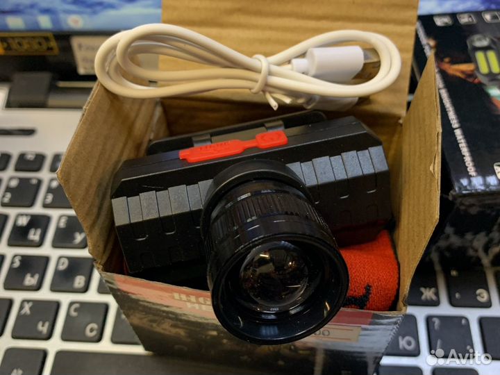 Налобные, настольные, ручные фонарики на аккумулят