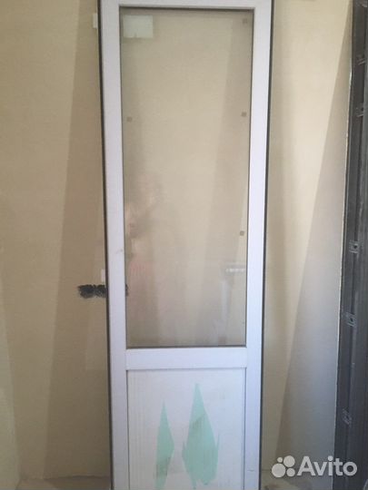 Дверь балконная пвх бу