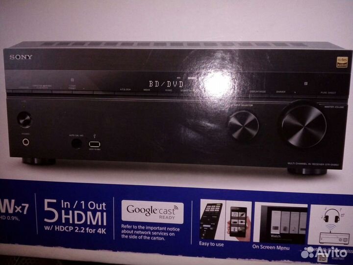 Ресивер Sony STR-DN860 7.2 150w 4k Hi-Res dlna USB