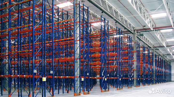 Стеллажи бу от 3 до 11м