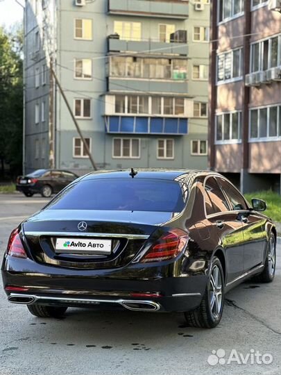 Mercedes-Benz S-класс 3.0 AT, 2018, 143 000 км