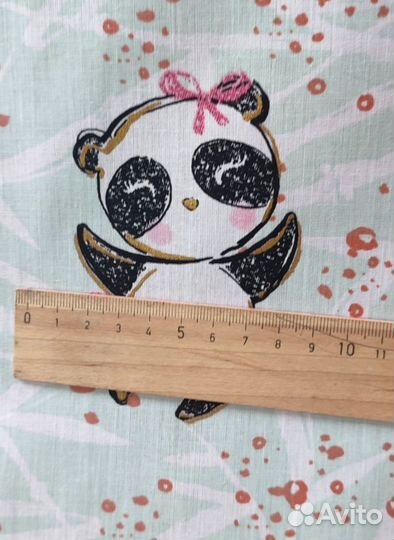 Хлопок с глиттером отрез 200/160см