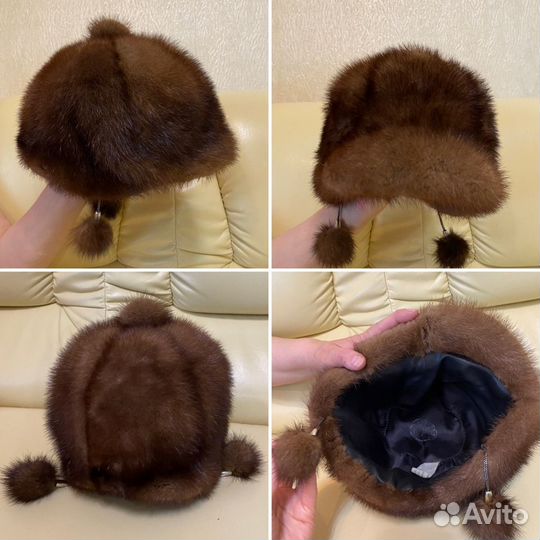 Шапка норковая