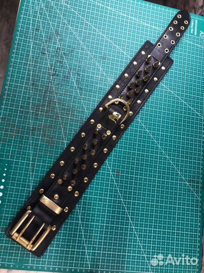 Ошейник кожаный для питбуля