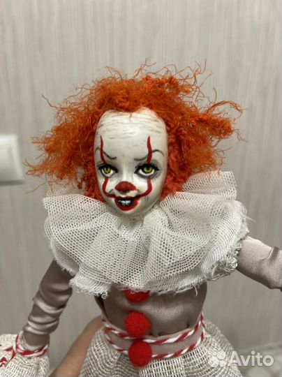 Текстильная кукла Пеннивайз оно клоун