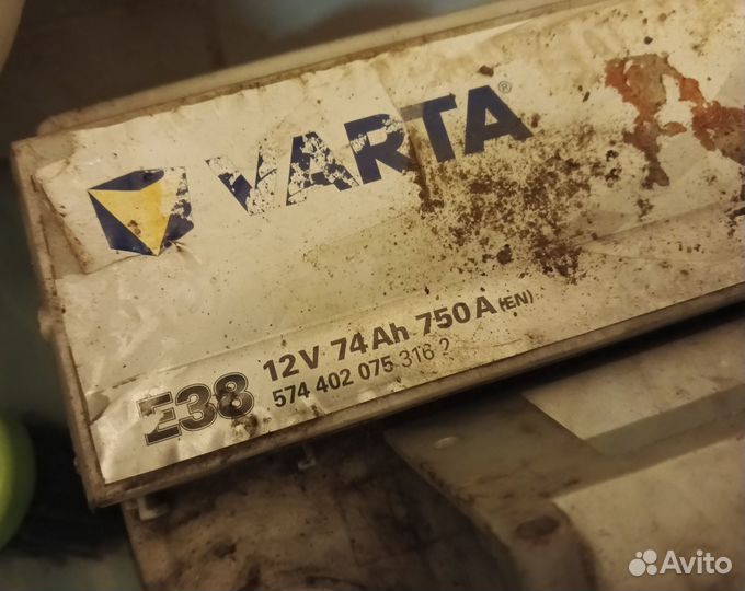 Аккумулятор Varta 574402075 silver dynamic 74Ah 75