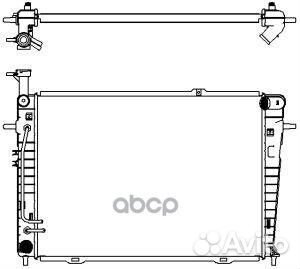 Радиатор hyundai tucson 04-10, KIA sportage 04-10