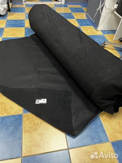 Карпет метражом черный