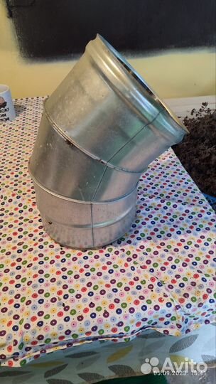 Отвод 45 градусов сендвич труба