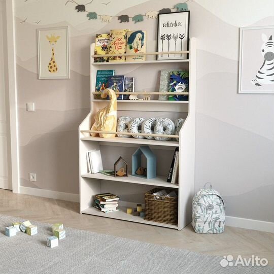 Стеллаж для книг детский Bummi 6 Монтессори