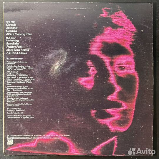 Jon Anderson – Animation (США 1982г.)