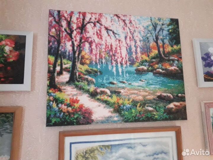 Алмазная вышивка готовая работа