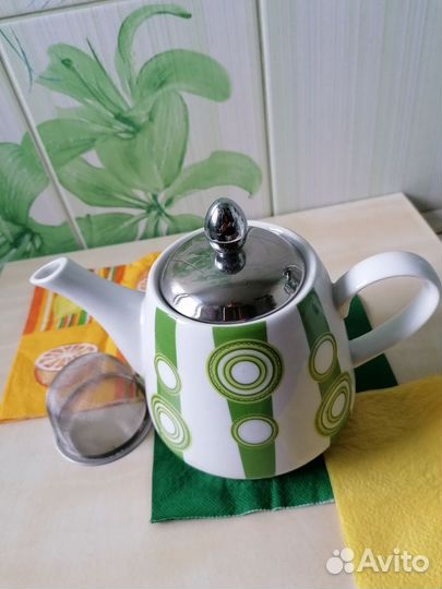 Чайник заварочный с приспособлением для подогрева
