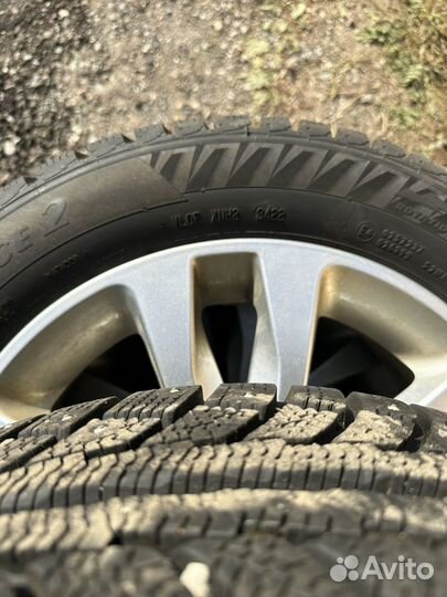 Зимние шипованные колеса на Kia ceed r16