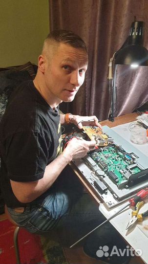 Ремонт телевизоров, мониторов, свч печей на дому