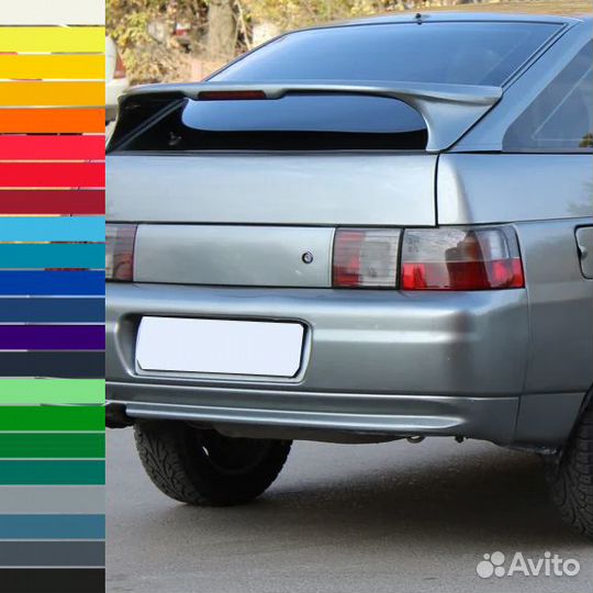 Бампер задний в цвет ваз 2112