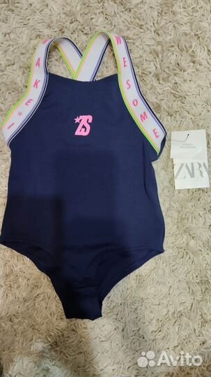 Купальник спортивный слитный для девочки