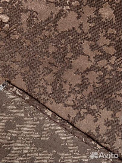 Шторы мрамор, коричневый