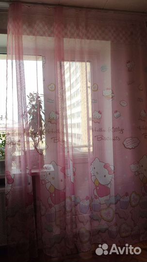 Занавески Хеллоу китти