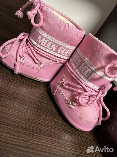 Луноходы moon boot lcon mini pink 19-21