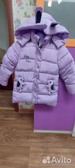 Куртка на девочку 128