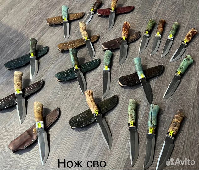Ножи охотничьи кованные 110х18мшд