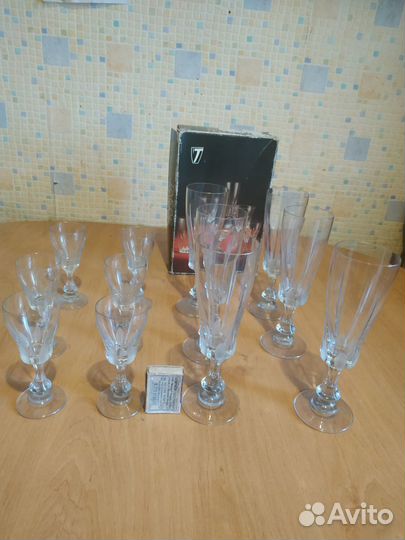 Фужеры,бокалы,стопки хрусталь