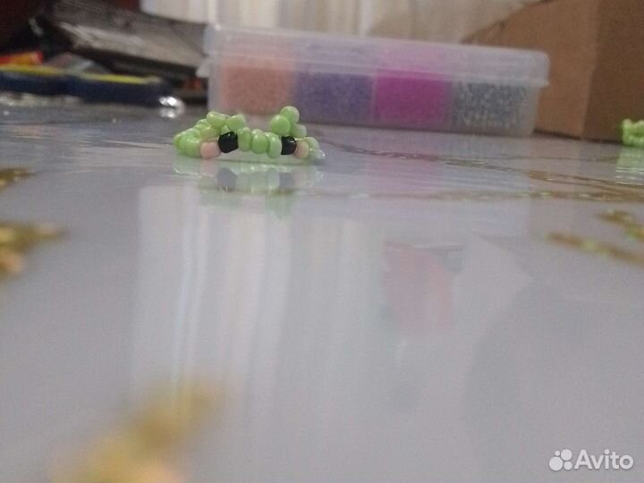 Колечки из бисера