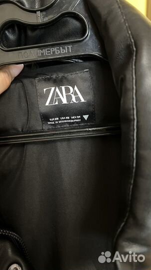 Куртка Zara из экокожи