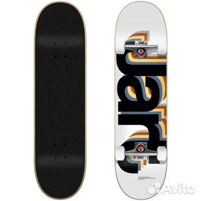 Скейтборд jart multipla complete Black/Yellow&nbs