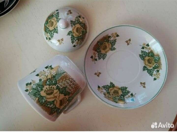 Чайная пара. Фарфор СССР