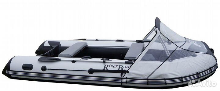 Лодка пвх RiverBoats RB — 370 (Киль) пайол 9мм