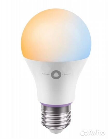 Умная лампочка Яндекс с Алисой, цоколь E27, 8 Вт