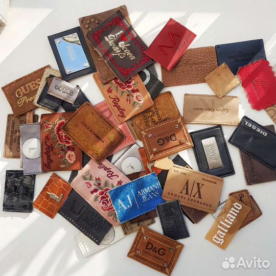 Кожаные нашивки на джинсы оригинал