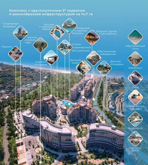 Апартаменты-студия, 22,2 м², 2/12 эт.