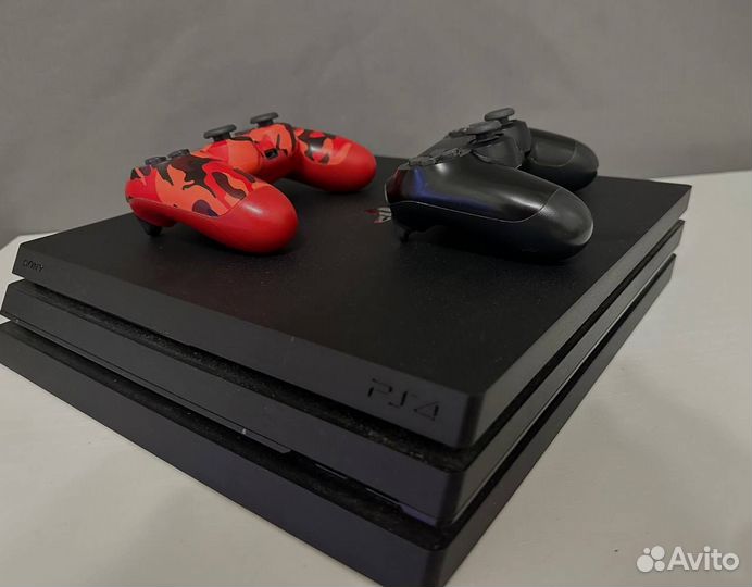 Sony playstation 4 pro + 2 джойстика + diablo 3