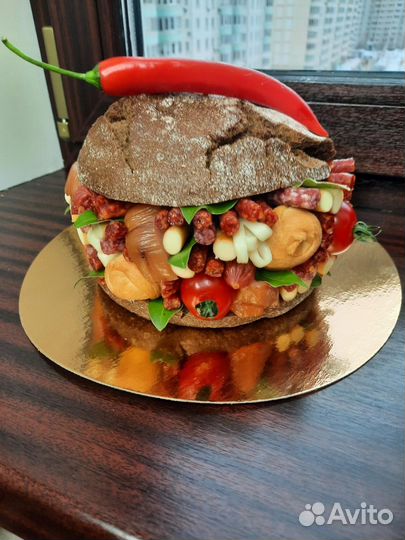 Букеты из колбасы/съедобные букеты