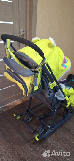 Детские санки коляска ника kids