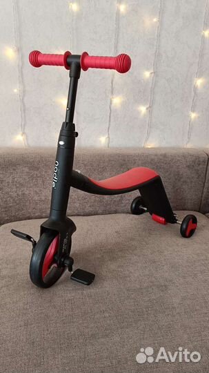 Детский самокат беговел велосипед nadle 3 в 1