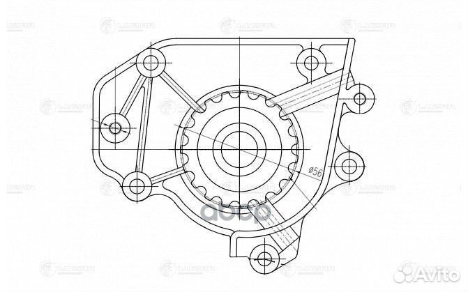 Насос водяной honda civic VI 95- 1.6I LWP2301