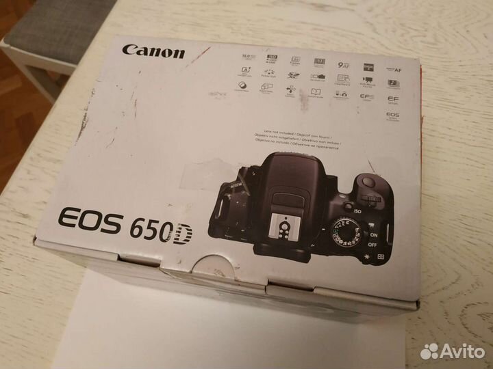 Зеркальный фотоаппарат canon 650d