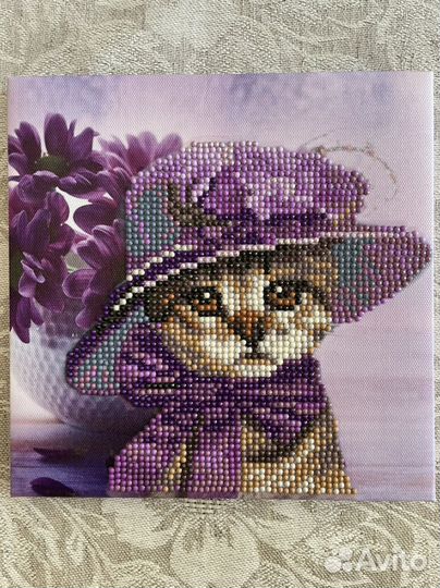 Алмазная мозаика готовая на подрамнике 20*20