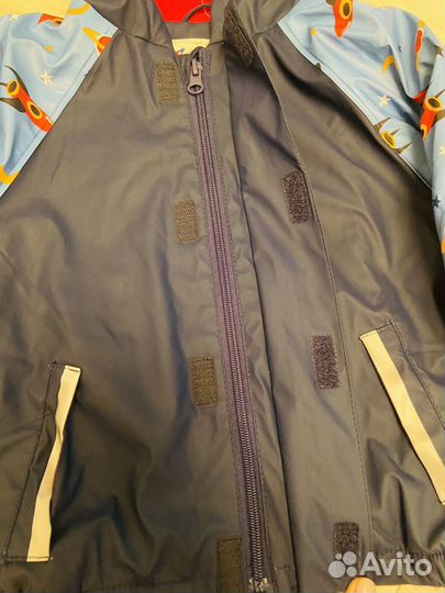Непромокаемая куртка на флисе 86/92 новая Lupilu