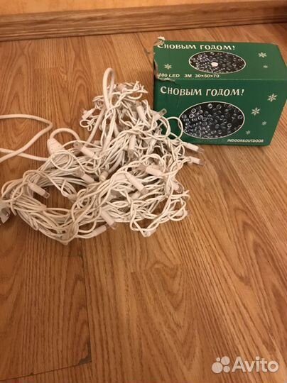 Новая уличная гирлянда 3 м