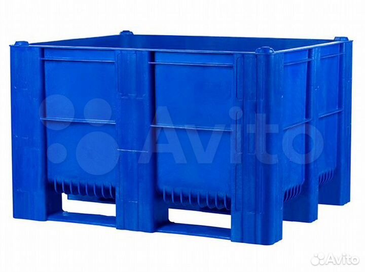 Контейнер ACE 1200х1000х740мм на полозьях сплошной