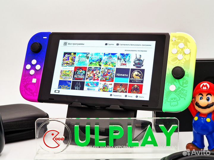 Nintendo Switch Splatoon Edition + прошитая 256 Gb