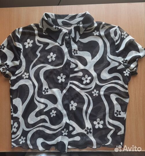 Летняя блузка-рубашка 42-44 р