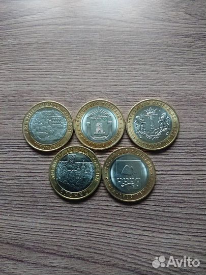 Монеты биметалл, новые, мешковые